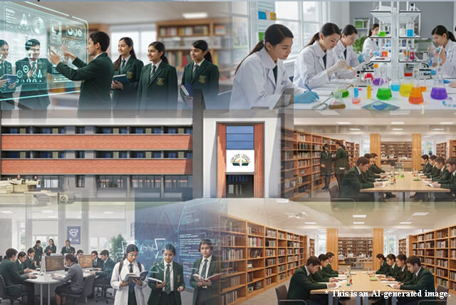 Smart classroom at SRK Sainik School