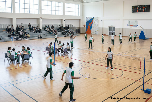 Indoor Game Halls at SRK Sainik School